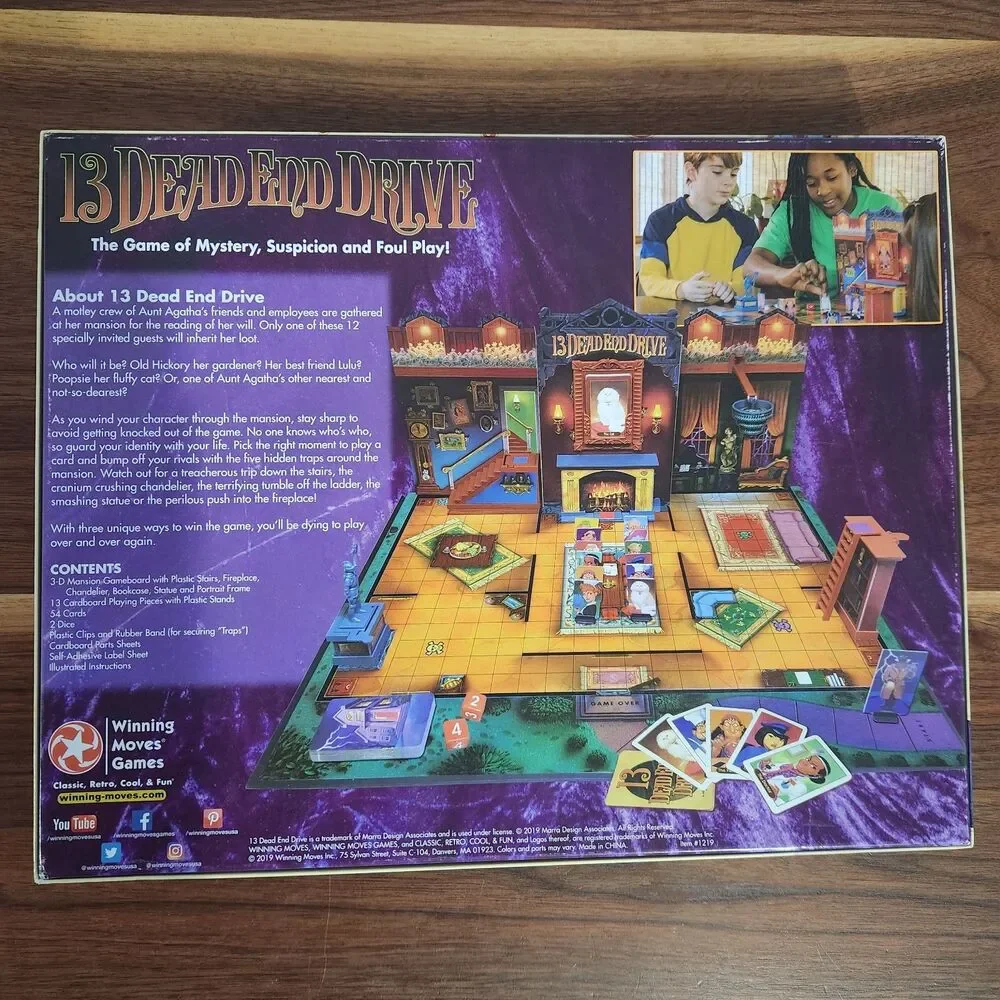 13 Dead End Drive Board Game Complete Open Box New 25th Anniversary